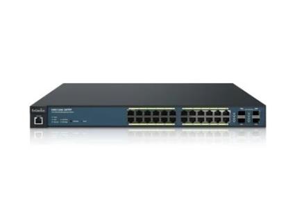 Switch gerenciado ENGENIUS Ews1200-28Tfp L2/L3 Gigabit Ethernet 10/100/1000 Power Over Ethernet Poe 1U preto