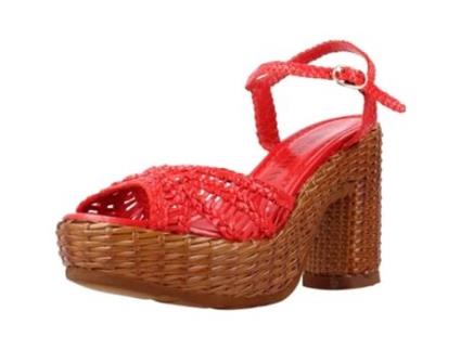 Sapatos de Mulher PONS QUINTANA Tecido Vermelho (39)