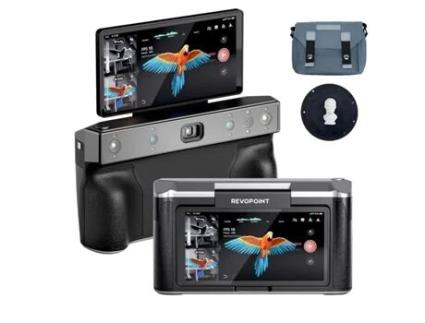 REVOPOINT Miraco Pro 32 Gb Ram Scanner 3D de Mão para Impressoras 3D Precisão de 0 02 Mm com Ecrã Rebatível de 180 Digitalização Rápida de 15 Fps