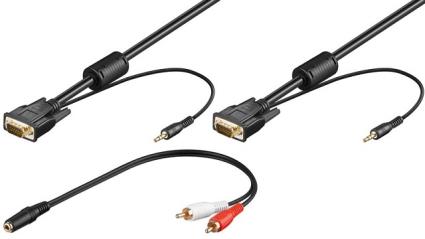 Cabo VGA Macho-Macho c/ Audio (5 mts)