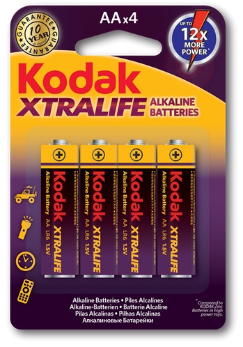 Pilhas  Xtralife Alcalina AA LR06 - 4 Uni.