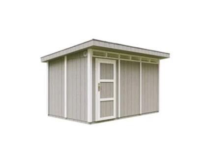 Abrigo de Madeira TIMBELA Em Painel Lp Smartside 8,7 m² com Piso e Ladrilhos Betuminosos L279xh412xh237 cm M904 Tundra Grey