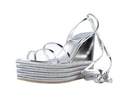 Sapatos de Mulher JEFFREY CAMPBELL Layered Prateado (39)