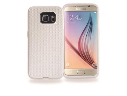 Capa para Samsung Galaxy S6 PHONIX Pele Sintética Branco