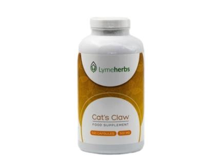 Cápsulas de Unha-De-Gato Uncaria Tomentosa 500Mg LYMEHERBS 500 Cápsulas