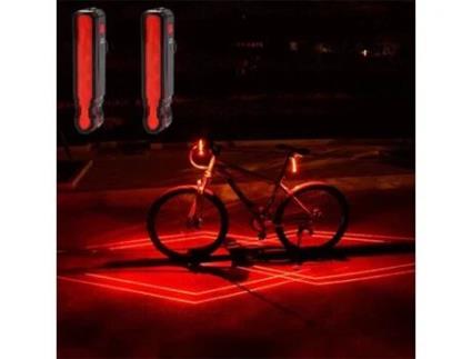Luz Traseira Led Spider 3 Mode Ideal para Decoração Nocturna de Mochila Qualquer Decoração de Bicicleta de Estrada. VOINEE