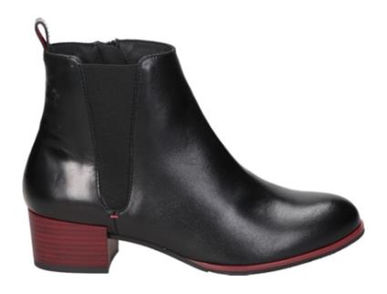 Botins de Mulher ALMA DE CANDELA Pele Preto (36)