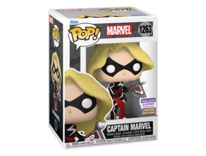 Figura Funko CAPTAIN MARVEL com Machado SDCC 2023 Exclusivo EUA Pop! Vinil