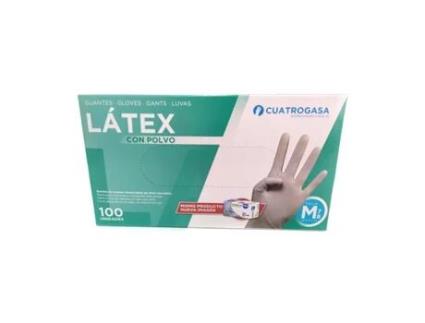 Luva Latex com Pó com 100 M
