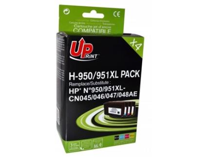 Pacote UPRINT com 4 Cartuchos Hp950Xl e Hp951Xl Compatíveis com Sua Impressora Hp Officejet Pro 8100 Hp Officejet Pro 8600 Hp