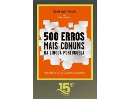 Livro 500 Erros Mais Comuns da Língua Portuguesa de Sandra Duarte Tavares (Português)