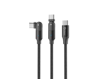 Cabo Qcharx Melbourne Tipo QCHAX Alumínio Preto