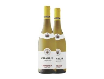 Vinho branco MOILLARD GRIVOT Coquillage Chablis Crianza (0.75 L - 2 Unidades)