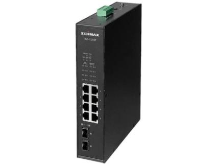 Edimax Igs-1210P Switch Ethernet Industrial Número de Portas Ethernet 8 Taxa de Transferência Lan 10 Gbit-S Edimax Edimax