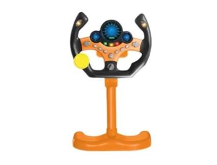 Volante Reclinável para Crianças com Música Iluminada Brinquedos Interactivos,... LUGA
