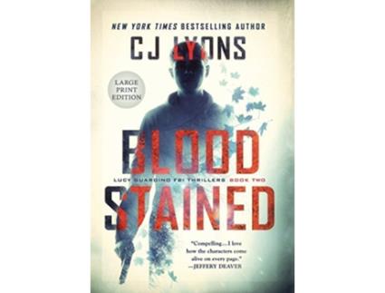 Livro Blood Stained Large Print Edition 2 Lucy Guardino FBI Thrillers de Cj Lyons (Inglês - Capa Dura)