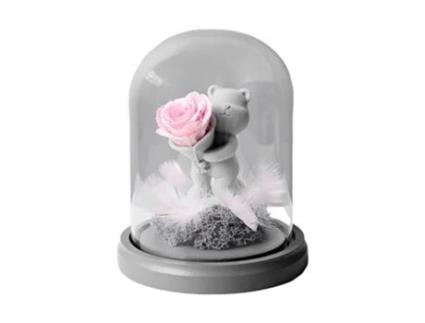 Presente Do Dia dos Namorados Flor Eterna Urso de Pelúcia Presente Criativo MEOIRUERY