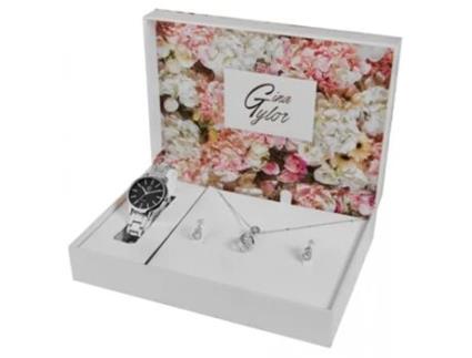 Conjunto Relógio + Joalharia GINA TAYLOR