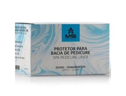 Spa  protectores de pedicure liner 90cm cx50uni clear MS