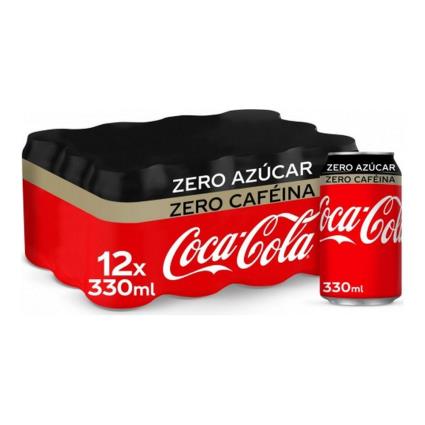 Bebida Refrescante Coca-Cola Zero Zero (12 x 33 cl)