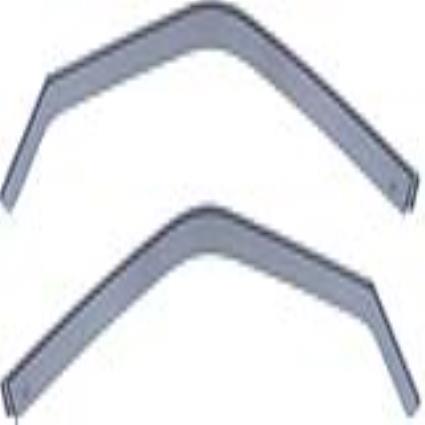 Defletor de vento  06008 Frontal Interior (2 pcs)