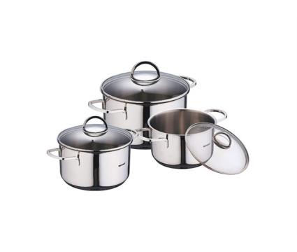 Bateria de Cozinha  Classic Aço inoxidável Prateado (6 pcs)
