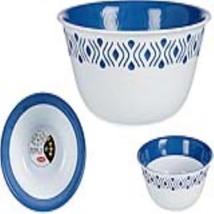 Tigela  Azul Plástico (19 x 9 x 19 cm)
