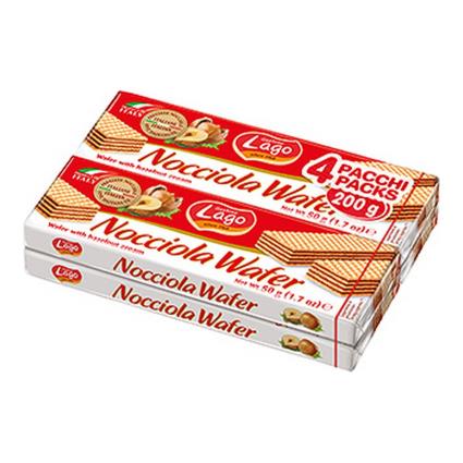 Bolachas  Waffers Nocciola (4 x 50 g)