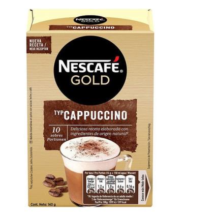 Café solúvel Capuccino Nescafé (10 uds)