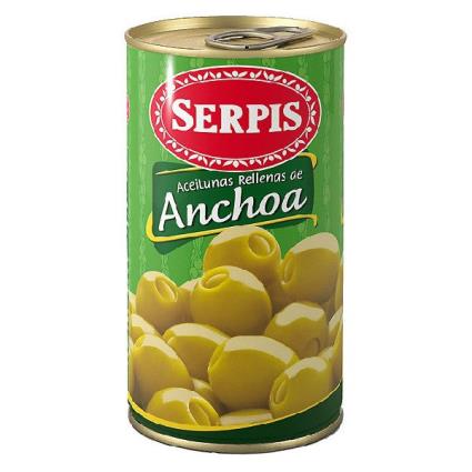 Azeitonas  Recheado com Anchovy (150 g)