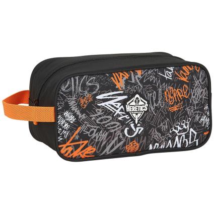 Bolsa para Sapatos de Viagem  Cinzento Laranja Poliéster Nylon Poliuretano