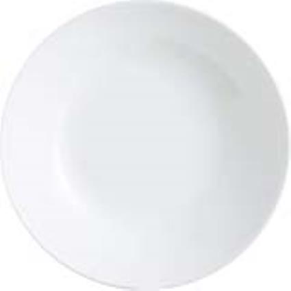 Conjunto de pratos  Zelie  W Branco Vidro (20 cm) (12 pcs)