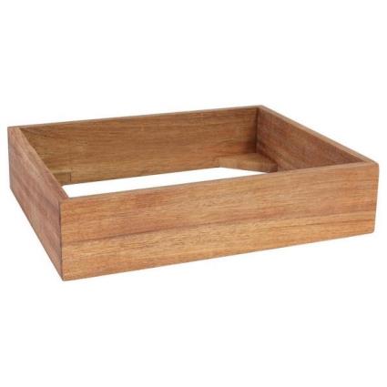 Suporte Madeira Quadrado (32,5 x 26,5 x 7,5 cm)