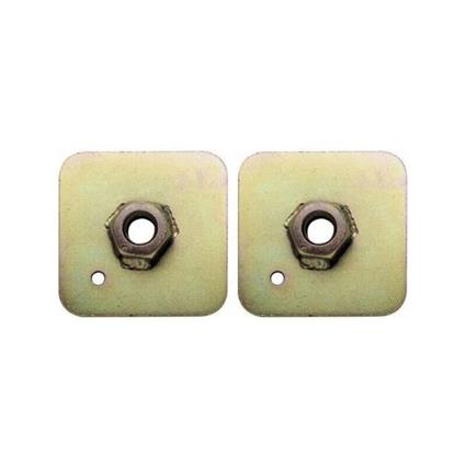 Placa para Pino com Olhal  Eye-Bolt 65 x 65 x 3 mm 7/16