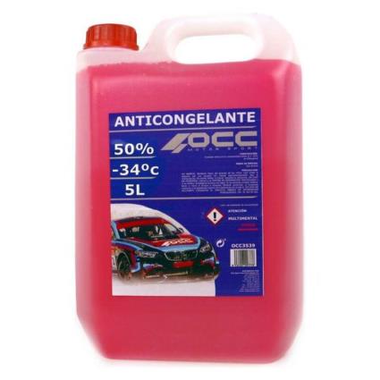 Anticongelante  50% Orgânico Cor de Rosa (5 L)