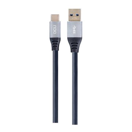 Cabo USB A para USB C DCU Preto (1,5M)