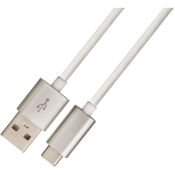 Cabo USB A para USB C DCU Prateado (1 m)