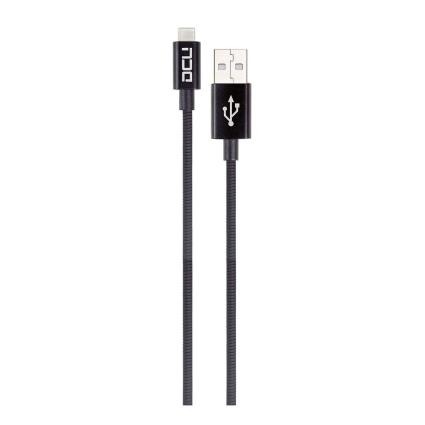 Cabo USB A 2.0 para USB C DCU Preto (1M)