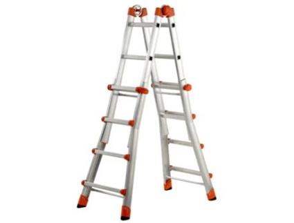 Escada telescópica multifunções em alumínio peppina en131 (3+4 degraus) GIERRE