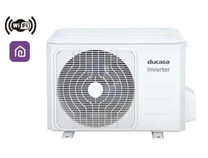 Inversor Monosplit DUCASA com bomba de calor. 3400 W Frio 3400 W Calor R32