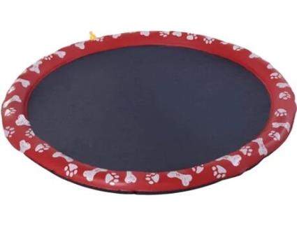 Tapete Aquático para Cães Plástico cor Bicolor Ø170 cm PAWHUT