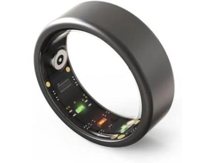 Anel de Fitness Chronus Bluetooth 5.1 Múltiplas Funções de Saúde Ipx8 À Prova D'Água Preto 9 # -19 0 ??Mm AUJEZON