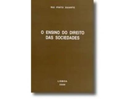 Livro O Ensino do Direito das Sociedades .