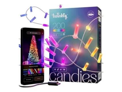 Grinalda de Luzes LED TWINKLY TWKC200RGB-T (Transparente)