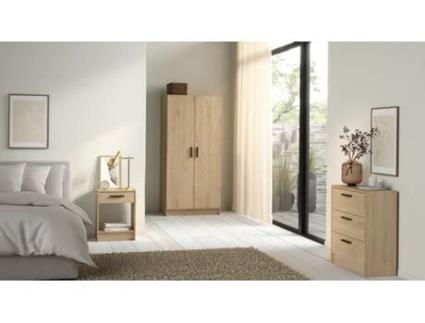 Embalagem de Peças para Conjunto de Quarto - Armário + Cómoda + Mesa de Cabeceira