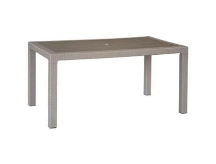 Mesa resina 150x90 cm taupe 4090/02