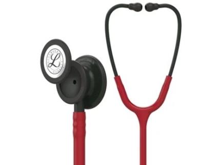 Estetoscópio Littmann Classic Iii 5868 Bordô Acabamentos Pretos SOLVENTUM