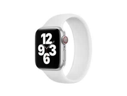 Bracelete Silicone Solo GIFT4ME Compativel com Apple Watch Series 10 46Mm Pulso:190-200Mm Branco