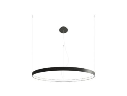 Candeeiro de Teto Led SOLLUX (Aço Rio -  110 Preto -  cm 4000K)