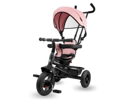 Triciclo Evolutif Triciclo Bebé dos 1 Aos 4 Anos Bicicleta Infantil Dobrável com Pega Confortável Empurrão Pedais Assento Reversível HYPERMOTION